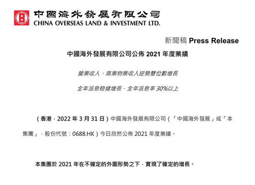 地產財報局 中海地產 2021年營收2422億元,同比增30.4